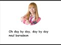 Snsd Day By Day Lyrics images Snsd Day By Day Lyrics