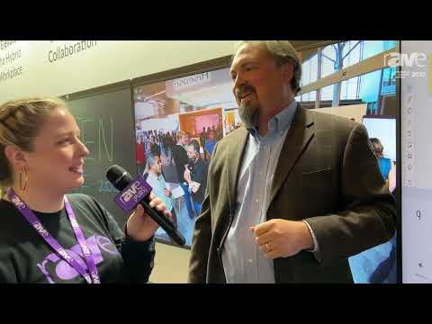 ISE 2022: Rick Corteville of DTEN Gives Steph a Stand Tour, Shows UCC Solutions