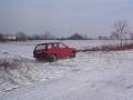 Volkswagen polo 1.3d drift on ice and snow