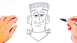 How to draw Frankenstein | Funny Drawings for Kids