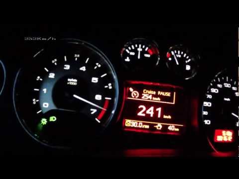 Peugeot RCZ 2013 1,6 THP 200 - acceleration 0-235 km/h