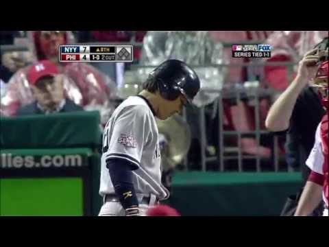 2009/10/31 松井秀喜 ワールドシリーズ 第3戦 代打ホームラン