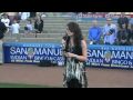 Caitlyn Taylor Love -The National Anthem Dodger vs. Mets Game