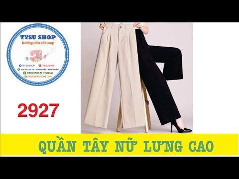 Cách Làm Rập Mềm Quần Tây Nữ Lưng Cao 2927