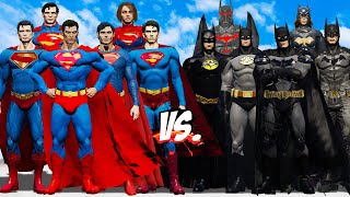 Team Superman Vs Team Batman - Dc Battle - Epic Superheroes War