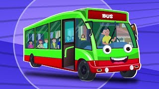 Rodas No Ônibus Rimas Para Bebês Canção Infantil Kids Nursery Rhymes Wheels On The Bus