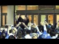 中年の星!?旭天鵬優勝パレード、旗手は何と白鵬!!(5月場所千秋楽)