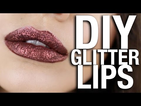 DIY GLITTER LIPS 👄