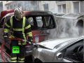 Teenagers torch cars in France as riots turn violent