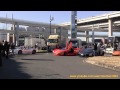 【大黒PA】爆音スーパーカー軍団発進！！supercar start-up super loud exhaust sounds