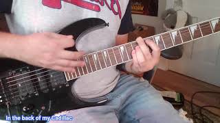Ace Frehley - New York Groove Rhythm Guitar Cover With Lyrics