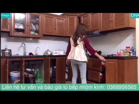 ✅ Top 10 mẫu tủ bếp nhôm kính hot nhất 2020 || Báo giá tủ bếp nhôm kính rất nhiều mẫu đẹp
