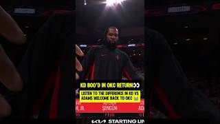 Okc Fans Let Kd Hear It Before The Game