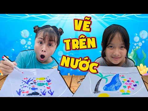 Thử Thách Vẽ Tranh Trên Nước ❤ KN CHENO Chị Hằng