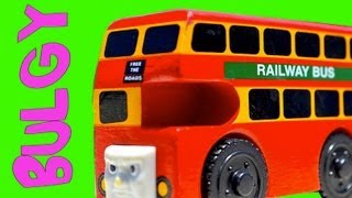 Thomas & Friends Bulgy The Bus - Wooden Train Railway Mattel Toy Review - Character Fridays