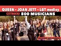 Queen-Joan Jett-LGT -  Medley - 500 Hungarian musicians - Cityrocks Hungary - Kecskemét 2019