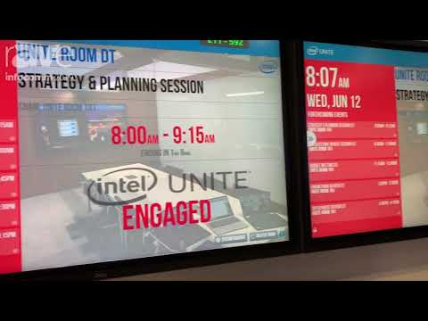 InfoComm 2019: Intel Shows How Intel Unite Works in a Conference Room