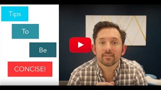 Tips to Be Concise