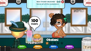 Papas Cluckeria To Go - Okalani, Last Customer Unlocked Perfect Day Final Cutscene