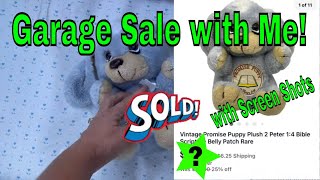 Sourcing At Garage Sales For Items To Sell On Ebay With Screen Shots