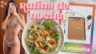 Mi Rutina De Noche Productiva Y Saludable Night Routine 2021