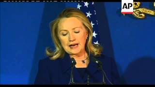 Clinton on Syria, Afghanistan, Egypt trial of 16 Americans