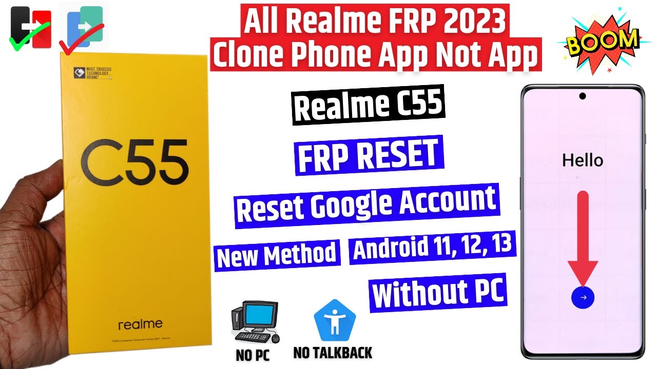 Realme c55 | reset frp lock | new method 2023 | all Realme c55 | reset frp lock | new method 2023 | all