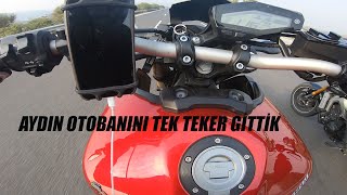 Mt09 Almaya Gi̇tti̇k Otoban Tek Teker Uzun Yol