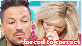 Peter Andre Forced To Correct Kate Garraway After Awkward Live Blunder During Gmb Interview