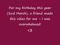 Amy McLean's birthday message from Melissa Joan Hart!