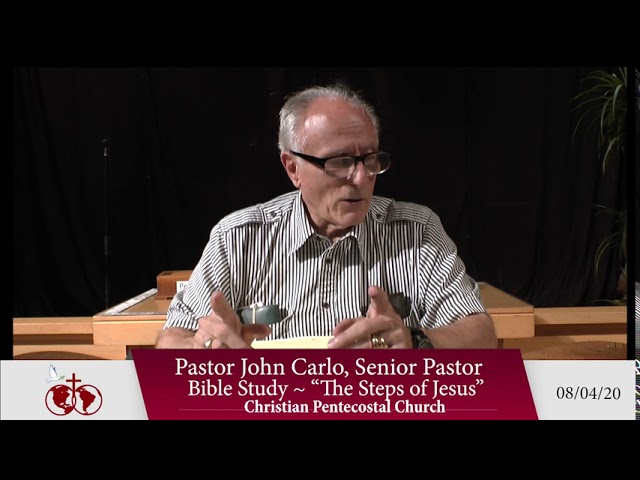 The Steps of Jesus Bible study (08 04 20)