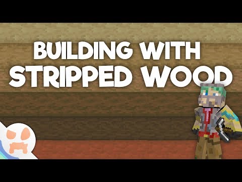 Building With STRIPPED LOGS! | Tips Tricks and Ideas for the New Wood Blocks