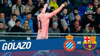 Golazo de Leo Messi (0-1) RCD Espanyol vs FC Barcelona