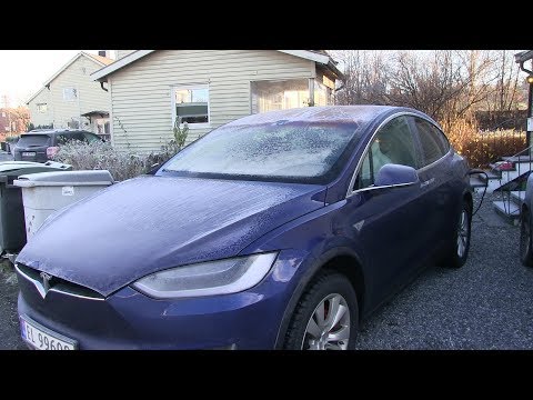 Tesla Model X with frost, what fails to operate?