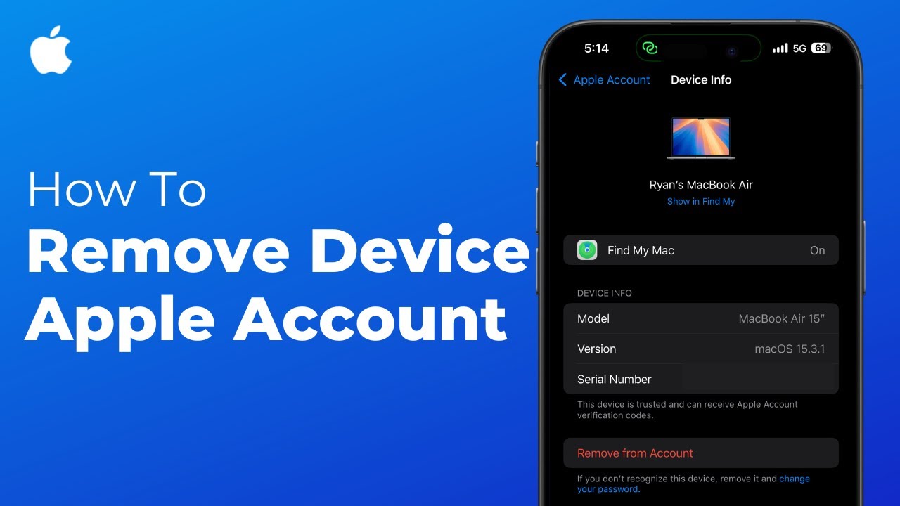 How To Remove Device From Apple ID Account (2025) How To Remove Device From Apple ID Account (2025)