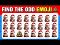 83 puzzles for GENIUS | Find the odd one out - Emoji Edition - Spot the odd Emoji