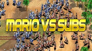 MARIO VS SUBS EN VIVO AGE OF EMPIRES 2