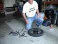 Motorcycle Tire Repair 101 How to Flat Fix, Change / Mount / Remove Removal by Hand, DIY Tutorial