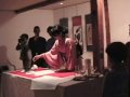 成澤翠玲の書道パフォーマンス（パリ）　Japanese Calligraphy -SHODO- demonstration