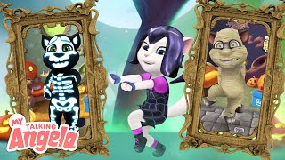 Learn The Spooky Dance With Angela!  🎃  New Halloween Update In My Talking Angela