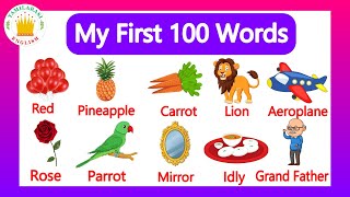 My First 100 Words In English For Kids And Childrentamilarasi English Vocabularylearning