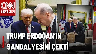Tarihi Zirveden Dikkat Çeken Görüntüler Trump Erdoğanın Sandalyesini Çekti