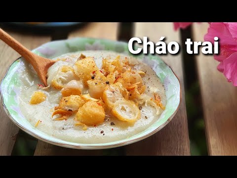 Cách nấu cháo trai ngon nức nở | Cháo trai Hà Nội | Hà Ly Cooking