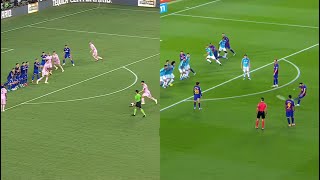 Leo Messi Free Kick Transition 4K Upscaled