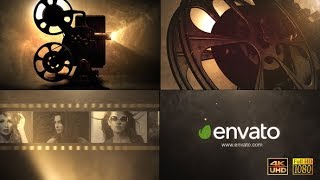 After Effects Template: Cinema Projector Logo