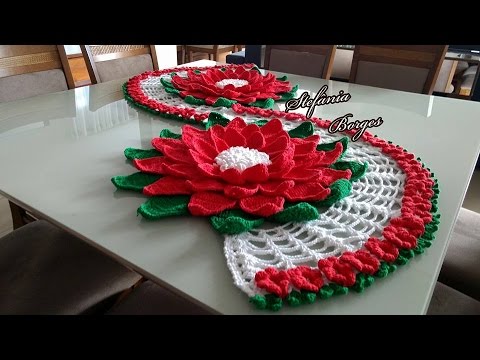 FLOR MARGARIDA (Pode ser usada em trilhos de mesa ou sozinha)