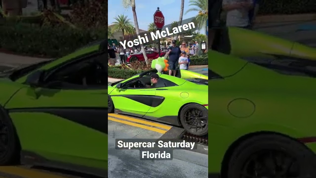 Yoshi McLaren #supercarsaturdayflorida