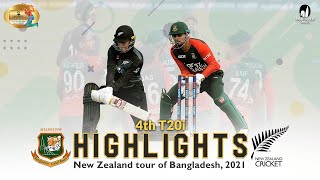 Bangladesh vs New Zealand Highlights || 4th T20i 2021