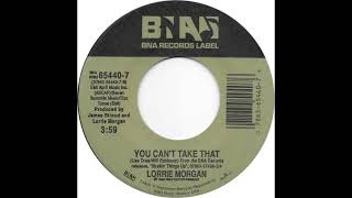 Watch Lorrie Morgan You Cant Take That video