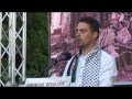 Budapest 2014-07-24. Béketüntetés a Gázai övezetben folyó népirtás ellen